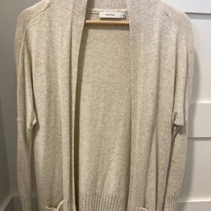Aritzia Talula Beige Cardigan